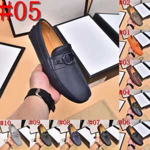 40 Model Designer mocassins para homens 2024 Novos mocassins artesanais Men Sapatos de couro casual de luxo de luxuosos de homens de luxuosos tamanho 46 para homens