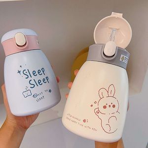 Eco Friendly Stainless Steel Cute Water Bottles Wholesale for School Kids Girls