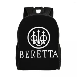 Backpack Berettas Travel Mulheres Mulheres Escola Laptop Bookbag Militar Gun Lover Student Daypack Bags