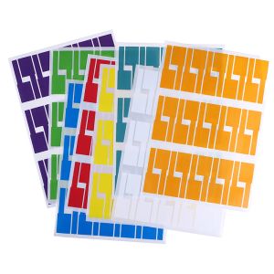 300PCS Cable Labels Wire Marking Network Waterproof Laser Printer Sticker Organizers A4 Self-Adhesive Label For Cable Tags