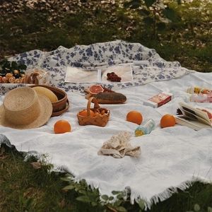 Filtar 4 storlekar camping picknick matta bärbar vattentät resa vandring tyg bordsduk stil utomhus dyna filt