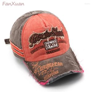 Ball Caps Retro Distressed Men's Baseball Cap Frayed Snapback Hats For Men Cotton Multicolor Patchwork Casquette Women's Ripped