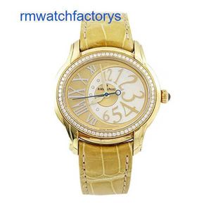 AP Diving Wrist Watch Millennium Series 77301ba.zz.D097CR.01 Guldpläterad risplatta 18K Diamond Set Automatisk mekanisk kvinnors klocka