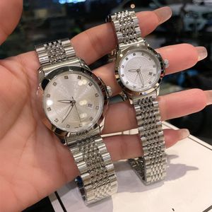 2024 Brand quartz wrist Watch for Women Girl 3 Dials crystal style metal steel band Watches Diamond Face Gold Stainless Steel Strap Watch Automatic Mechanical Wrist