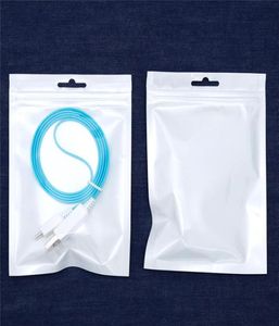 Пакеты прозрачная белая жемчужная пластиковая пластиковая пакета Poly Opp на молнии на молнии на молнии