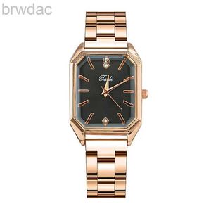 Women's Watches Stainless Steel Women Watches New Luxury Ladies Wristwatches Relogio Feminino Quartz Watch Gifts Green Watch Clock Rectangular 240409