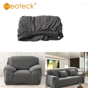 Chair Covers Neoteck Grey Removable Stretch Couch Sofa Lounge Recliner Single Seater Dining Cover Seat