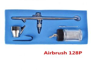 035mm 22CC 128P Airbrush Double Action Professional Capacity Pen Spray Gun Kit Set for Makeup Tools6858820