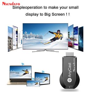 Kutu Anycast M100 5G 4K Kablosuz HDMicompatible TV Stick Adaptör WiFi Miracast Airplay DLNA Monitörü için TV Alıcı Dongle Dongle