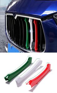 Carstyling Front Grille Grills Trim Sport Plips Cover Motorsport Power Performance Stickers для Maserati Ghibli Quattroporte ACC5481794