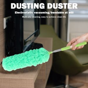 Dust Cleaning Brush Multifunctional Flexible Dust Brush Household Tools Long Handle Lightweight for Furniture Bottom Fur Hair