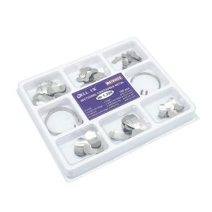 100 st/Box Dental Matrix Sectional Contoured Metal Matrices Full Kit For Teeth Replacement Dentsit Tools