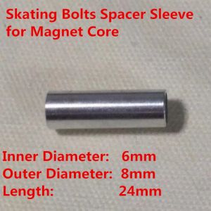 8mm converter to 6mm Skating Bolt Sleeve Spacer for Inline Skates 608 bearings ILQ-9 ILQ-11 ABEC-9 ABEC-7 for Kids Skate Patins