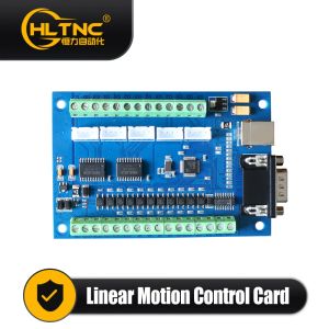Placa de fuga CNC USB Mach3 5AXIS Controller Support Stepper and Servo Motor 100kHz com interface MPG de cabo USB
