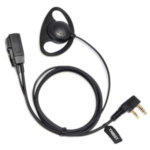 Dwukierunkowe radiotelefamowe zestaw słuchawkowy 2-pinowy zestaw słuchawkowy talkie z mikrofonem PTT dla Baofeng UV-5R BF-888S BF-F8HP UV-82 UV-82HP Kenwood