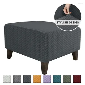 Coperture per sedie rettangolo Cover elastico foothool cover ottomano sgabello slipcover slettrest divano camera da letto protezione 1pc