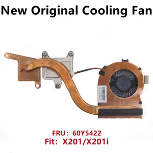 Pads New Original For Laptop Lenovo ThinkPad X201 X201i CPU Cooling Fan Heatsink Radiator 60Y5422