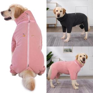 犬のアパレル秋と冬のペット服スーパーウォームウールジッパー肥厚綿コート