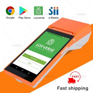 プリンターAndroid HandheldターミナルPOS PDAサーマルレシートプリンターBluetooth NFC POSIT OF SALE SYSTEM BILLチケットすべて1つのプリンター58mm