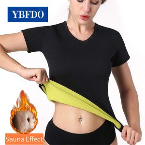 YBFDO Women Neopren Shaperwear Waist Train Sauna Sace Vest Ciało Plus Size S-5xl Shaper Cincher Corset T-shirts