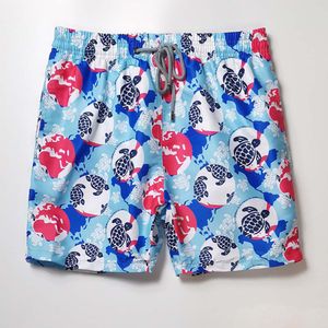 Vilebre Men039s Badkläder Mens Beach Shorts Vilebrequ Shorts 0076 Varumärke Badkläder bläckfisk Starfish Turtle Printing Man Bathing S5006538 914