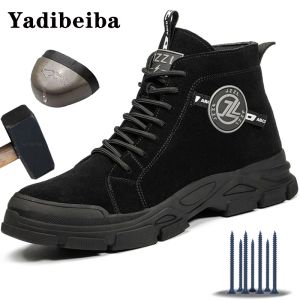 Сапоги защитные ботинки мужская обувь рабочие ботинки для мужчин рабочих кроссовки стальные носки Antistab Safety Shoes