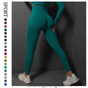 LL-660 Womens High Waist Leggings Butt Lift Yoga Pants Running Sports Fitness Pants