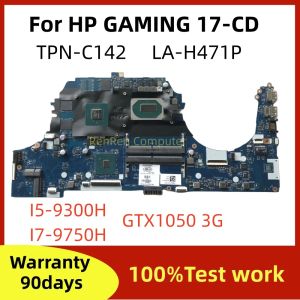 FPC70 LA-H471P PARA HP GAMING 17-CD TPN-C142 Laptop Motherboard com CPU I5-9300H I7-9750H GPU GTX1050 3G L58848-601 L58849-601