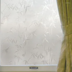 Window Stickers Frosted Glass Translucent Opaque Bathroom Anti-eep Proof Self-adhesive Film Blocking Paper 45cmx2m