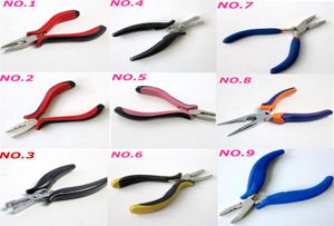 Hair Extensions Pliers Professional Pliers Pincers Pulling Tool For Silicon Micro Rings Beads Pre bonded hair More styles9881608