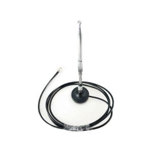 Radio FM -sändarantenn Small Rod Telescopic Antenna för 1W15W FM Radio Broadcast Magnet Antenna