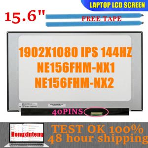 Skärmfri frakt 15.6 -tums Slim LED -matris Laptop LCD -skärmpanel 144Hz FHD NE156FHMNX1 FIT NE156FHMNX2 NV156FHMNX4 LM156LF2F01