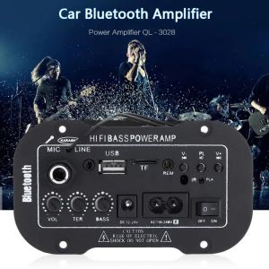 アンプユニバーサルカーオーディオアンプアンプAMP MP3 MIC SD USB DVDステレオHIFIバスパワーリモートコントロールカーオーディオアクセサリー