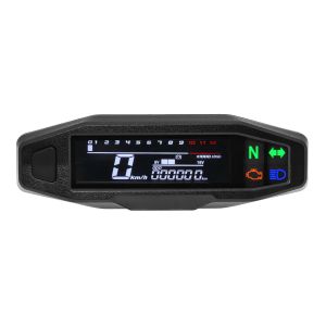 Mini evrensel rpm motosiklet metre takometre lcd dijital hızölçer kilometre sayacı elektrikli motosiklet hız ölçer moto aksesuarları