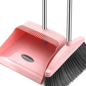 Broom And Dustpan Set Scoop Cleaning Brush Dust Magic Sweeper Floor Toilet Home Products Shovel Dust Pan Grabber Must Have