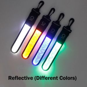 Bike Light LED For Backpack Outdoor Bicycle Light MTB Road Safety Warning Tailight Flash Reflective Strip Lamp Bike Accessories