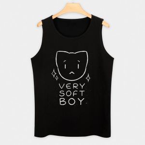 New Very Soft Boy Tank Top vests for men cool things Gym T-shirts for men