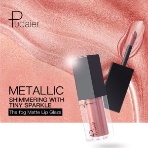 Pudaier 24 Colors Cosmetic Glitter Eye Shadow Eyeliner Pen Pearl Diamond Lipstick Metal Metallic Lipgloss Makeup for Women