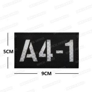 Call Sign A4-1 Reflective Magic Patch Armband 1B9 2B9 6B9 Militär Tactical Helmet Patch