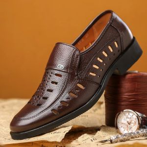 Buty Mężczyzny Formalne Buty Mokory sukien ślubnych Buty Oryginalne skórzane buty Oxford dla mężczyzn Chaussures Hommes H406