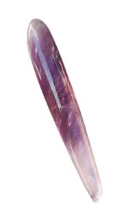 Натуральная розовая розовая Quartz Crystal Wald Healing Crystal большой длинный драгоценный камень Yoni Massage Wand в качестве подарка для женщин 6059641