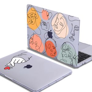 CPUS -Laptop -Hülle für Apple Book Air 13 15 M2 2023 A2681 A2941 Touch Bar ID Pro 14 16 A2442 A2485 13.3 Cover Saccesories