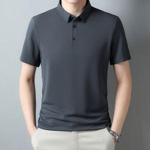 2024 Summer Ice Silk Men's Polo Cirl