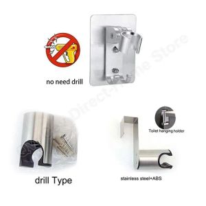 Spruzzatore per toilette bidet douchette in plastica addominali in oro douchette wc spruzzatore di spruzzatura kit di rubinetto per rubinetti clistere