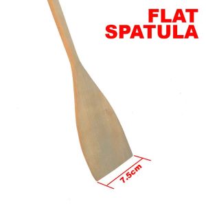 Naturalna szpatułka z litego drewna 45 cm Jumbo Super duży długi uchwyt Turner Kitchen Gadżet drewniany narzędzia drewniane