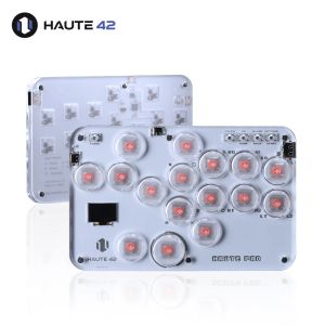 Haute42 Joystick Hitbox Controller Arcade Stick Controller für PS4/PS3 // Switch/Steam Mini Hitbox Arcade Game Keyboard Fighting