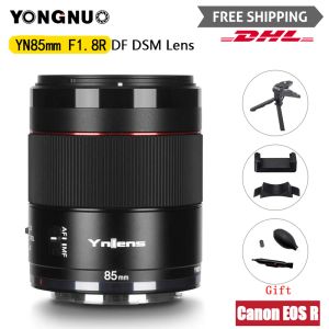 Accessori yongnuo yn85mm f1.8r lente fotocamera dsm dsm fullframe focus rfmount per canon eos r pr r3 r5 r6 mirrorless fotocamera