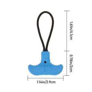 5/10st Tape Formed Zipper Colorful Puller Replacement Clothing Zip Fixer Travel Bag Suitcase Ryggsäck Dragkedja Practical Tent Fixer