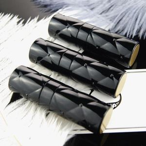 Storage Bottles Black Empty Lipstick Tube With 12.1mm Inner Cup Size DIY Plastic Lip Subpackage Round TubeF20242941