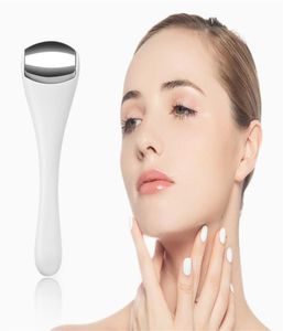 Massageador de rosto Mini Roller de gelo para os olhos de rolos de aço inoxidável Eye Mulheres Olhos Massageador Aperte os poros Unereye relevante Ski5968449